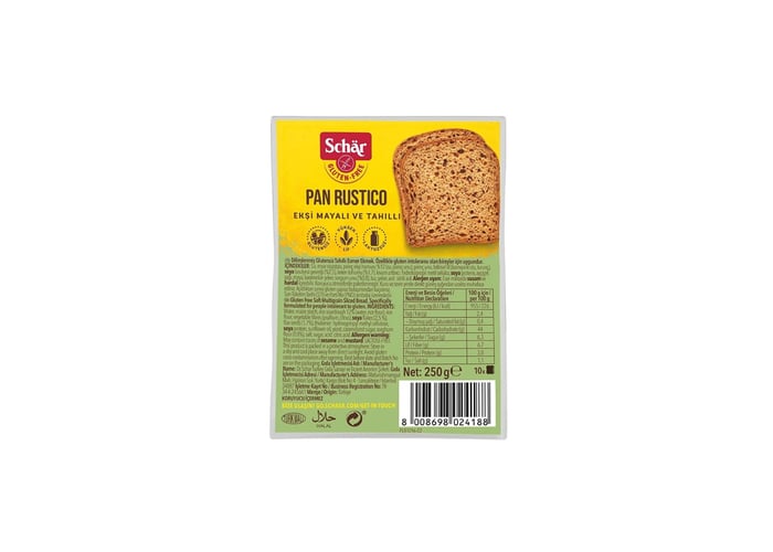 Rustico Lifli Ekmek (Glutensiz, 250gr) - Schar