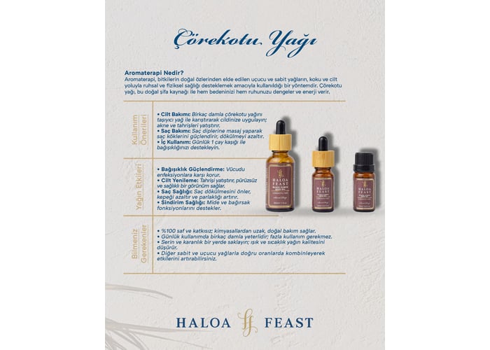 Çörek Otu Yağı (30ml) - HALOA FEAST
