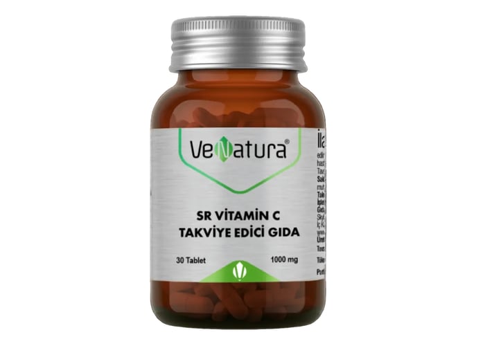 SR Vitamin C Takviye Edici Gıda (30 tablet, 1000mg) - Venatura