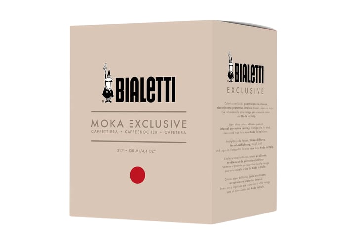 Moka Express Exclusive Kırmızı (3 cup) - Bialetti
