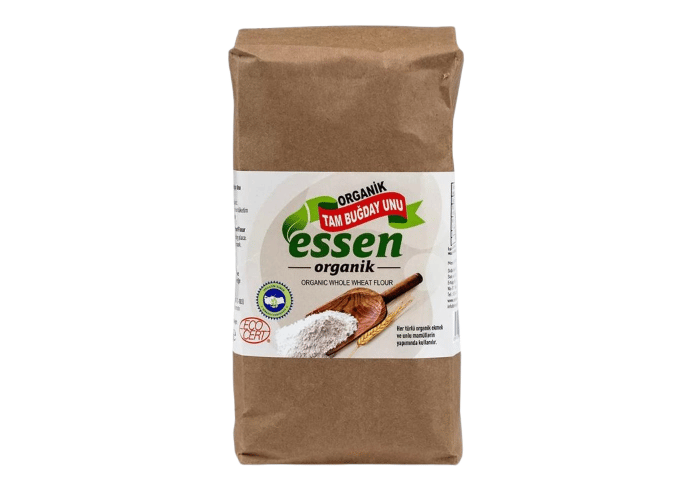 Organik Tam Buğday Unu (1kg) - Essen Organik