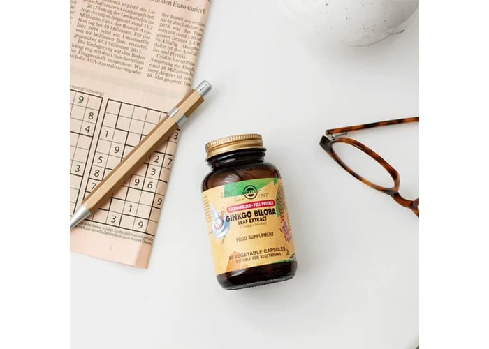 Ginkgo Biloba Leaf Extract (60 kapsül) - Solgar