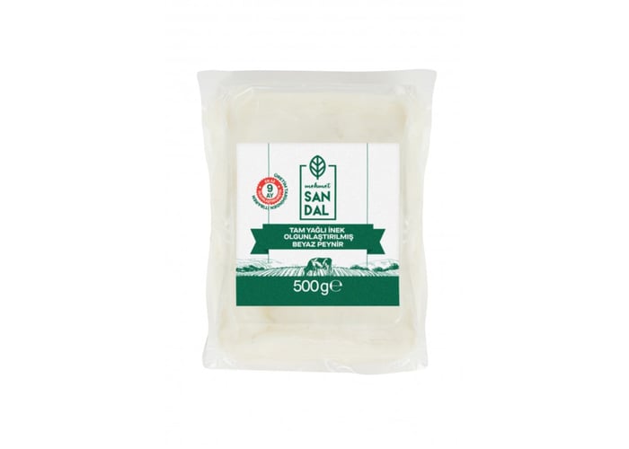 Tam Yağlı Olgunlaştırılmış Beyaz Peynir (500gr, İnek) - Mehmet Sandal