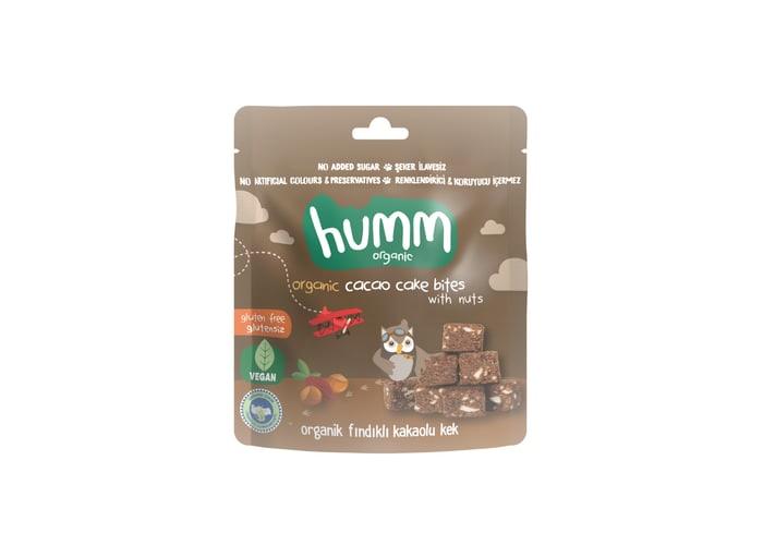 Organik Fındıklı Kakaolu Kek (30gr) - Humm Organik