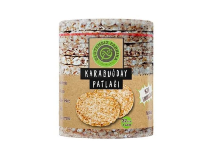 Karabuğday Patlağı Sade (88gr) - Glutensiz Fabrika