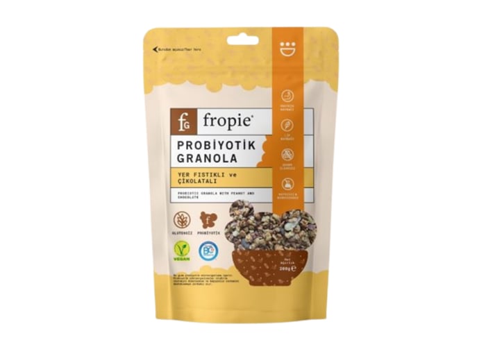 Yer Fıstığı ve Çikolatalı Probiyotik Granola (200gr) - Fropie