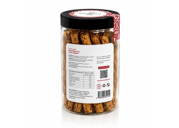 Karabuğdaylı ve Chialı Grissini (Glutensiz, 80gr) - Datça Murat Çiftliği