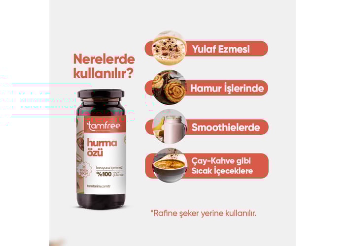 Glutensiz Hurma Özü (315gr) - TamFree