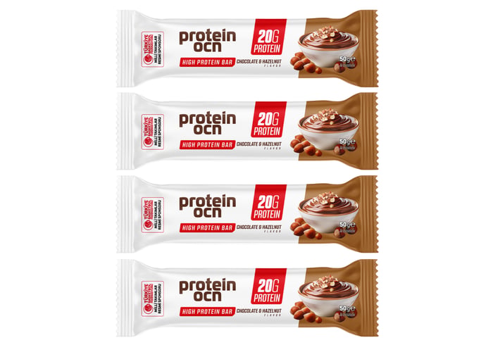 Protein Bar Chocolate & Hazelnut (4 adet x 50gr) - Proteinocean