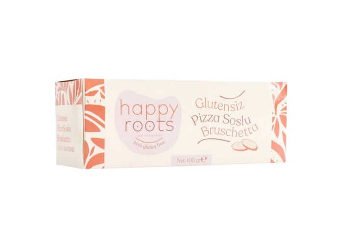 Pizza Soslu Bruchetta (Glutensiz, 100gr) - Happy Roots