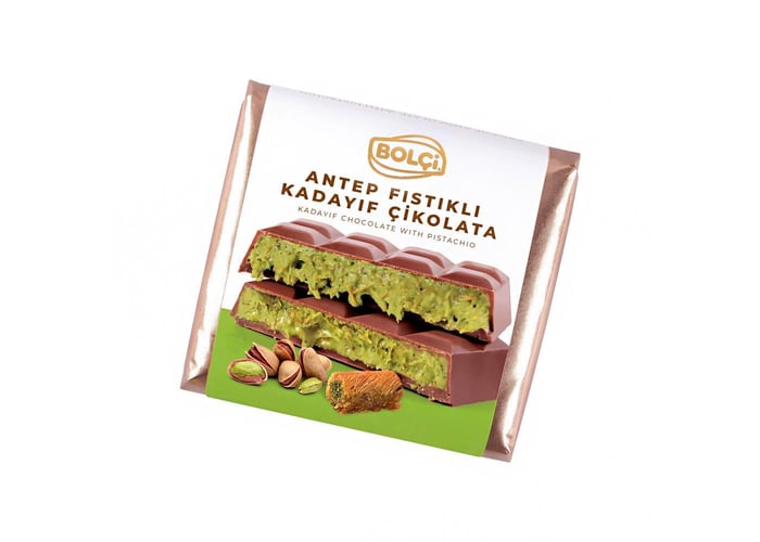 Antep Fıstıklı Kadayıf Çikolata (100gr) - Bolçi