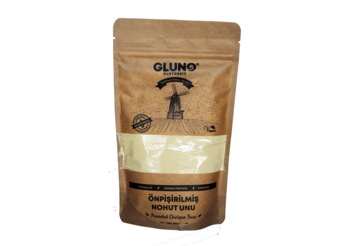 Ön Pişirilmiş Nohut Unu (Glutensiz, 250gr) - Gluno