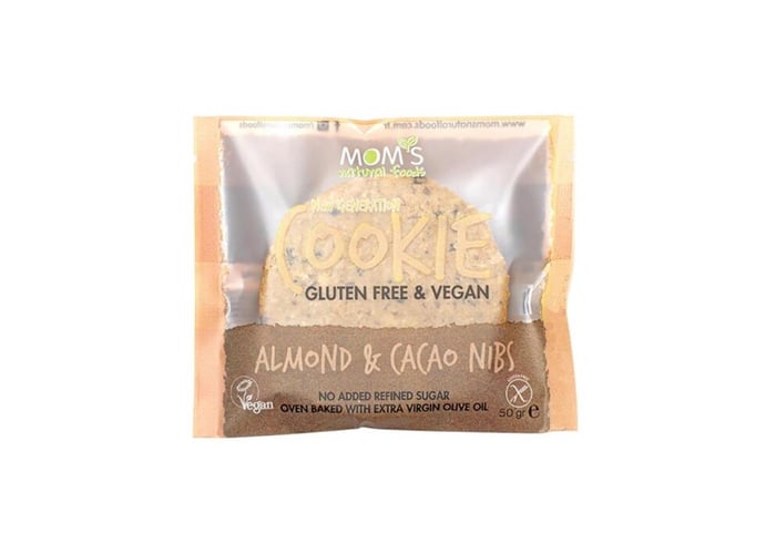 Badem Kakao Nibs Cookie (Glutensiz, 50gr) - Mom’s