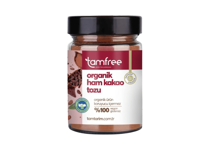 Organik ve Glutensiz Ham Kakao (140gr) - TamFree