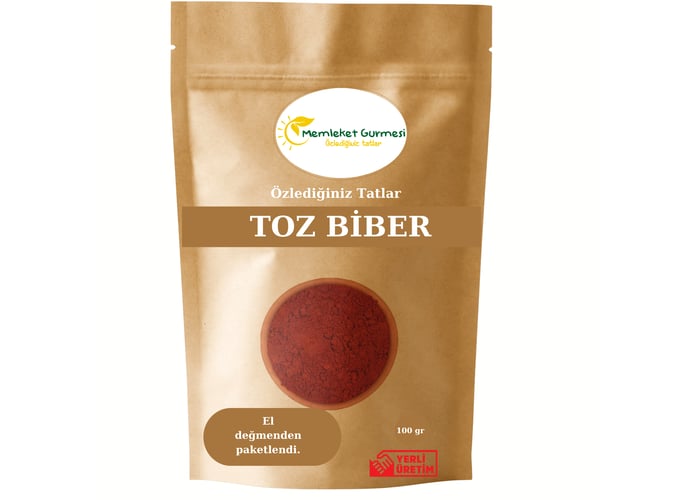 Tatlı Toz Biber (100gr) - Memleket Gurmesi