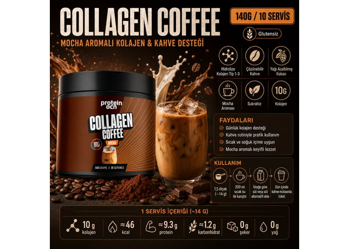 Collagen Coffe Mocha (140gr) - Proteinocean
