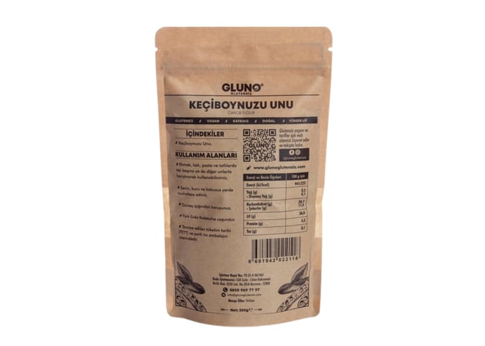 Keçiboynuzu Unu (Glutensiz, 250gr) - Gluno