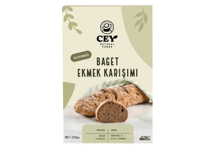 Baget Ekmek Karışımı (220gr) - Cey Natural Foods