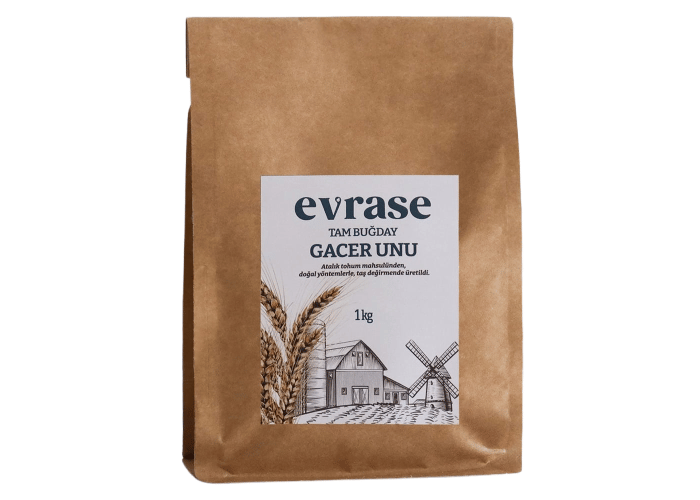 Evrase Atalık Gacer Tam Buğday Unu (1kg)