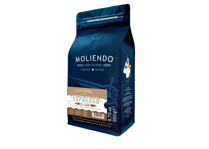 Positano Espresso Blend Çekirdek Kahve (250gr) - Moliendo