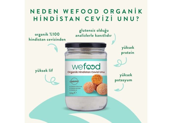 Organik Hindistan Cevizi Unu (320gr) - Wefood