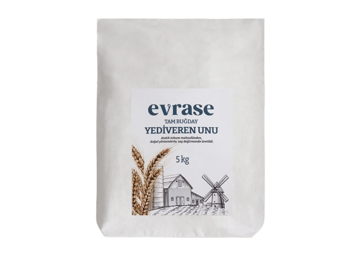 Evrase Atalık Yediveren Tam Buğday Unu (5kg)