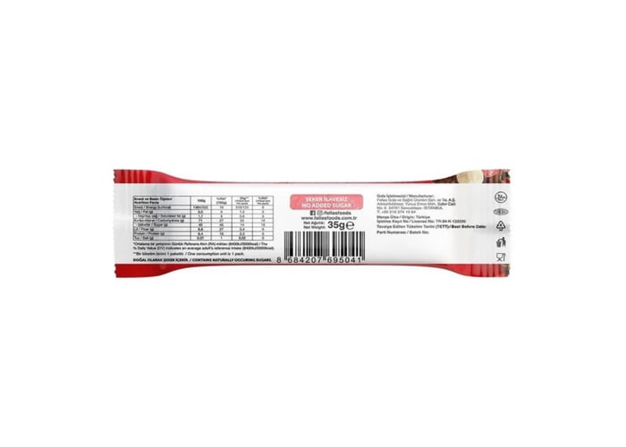 Çilekli ve Fındıklı Bar (35gr) - Fellas