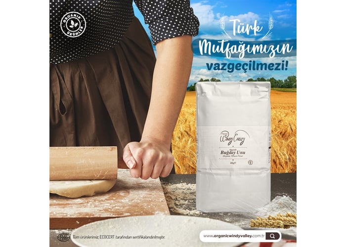 Organik Buğday Unu (1kg) - Organic Windy Valley