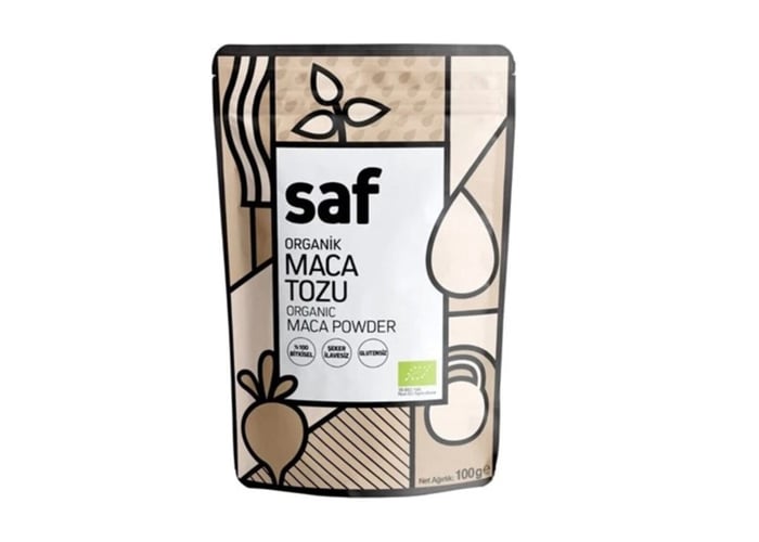 Organik Maca Tozu (100gr) - Saf Nutrition