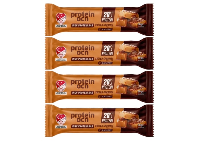 Salted Caramel Bar (4 adet x 50gr) - Proteinocean