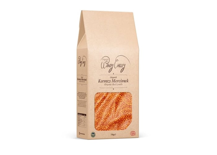 Organik Yerli Kırmızı Mercimek (750gr) - Windy Valley