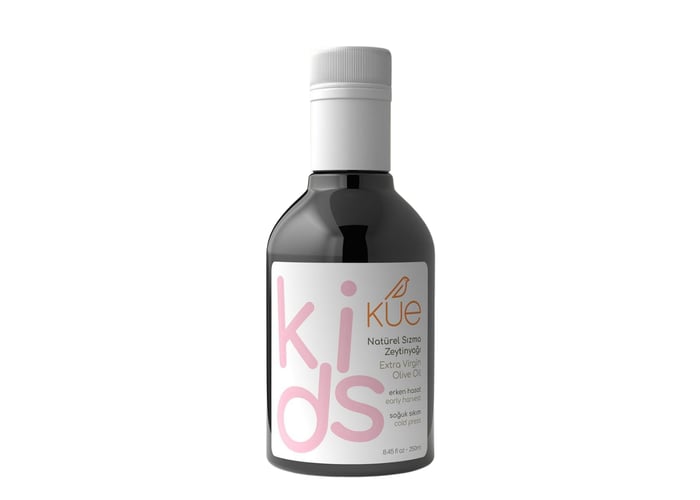 Kids Erken Hasat Soğuk Sıkım Sızma Zeytinyağı (250ml) - Kue Olive Oil