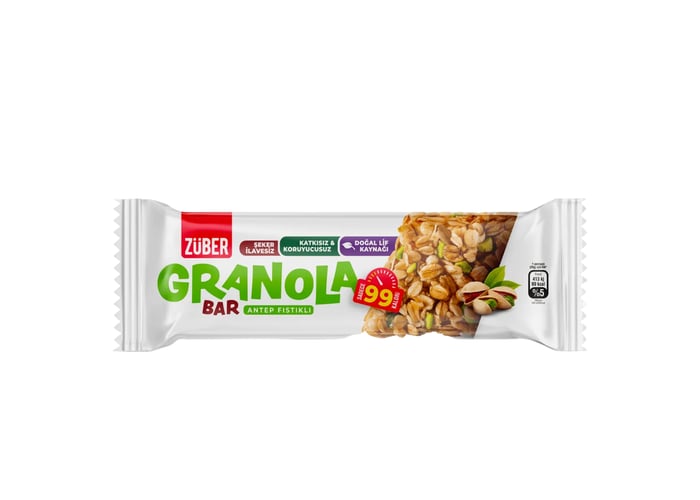 Antep Fıstıklı Granola Bar (25gr) - Züber