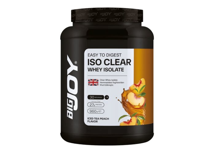 Iso Clear Whey Isolate Ice Tea Şeftali (960gr) - Bigjoy