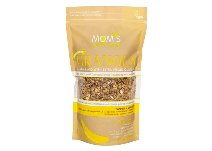 Muz ve Ceviz Granola (280gr) - Mom’s