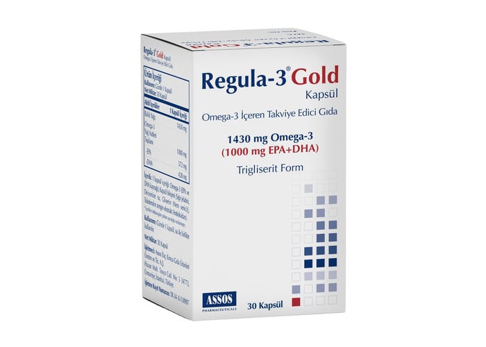 Regula-3 Gold Omega-3 Takviye Edici Gıda (1430mg, 30 kapsül) - Assos