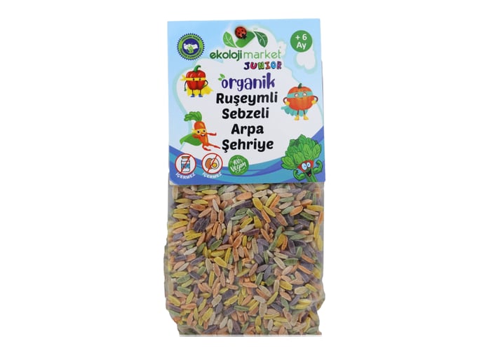Organik Ruşeymli Sebzeli Arpa Şehriye (250gr) - Ekoloji Market
