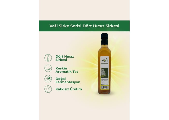 Dört Hırsız Sirkesi (500ml) - Vafi