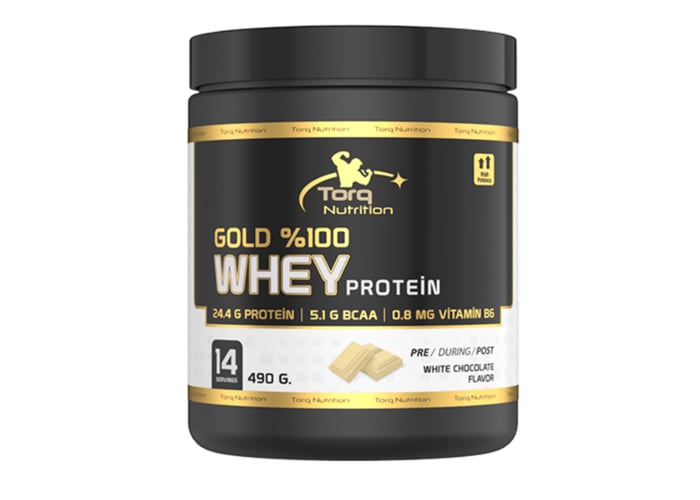 Gold %100 Whey Protein Beyaz Çikolatalı (490gr) - Torq Nutrition