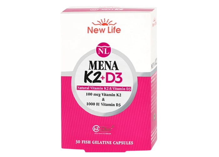 Mena K2 + D3 (30 kapsül) - New Life