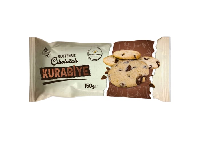 Çikolata Parçacıklı Kurabiye (Glutensiz, 150gr) - Mayalı Hane