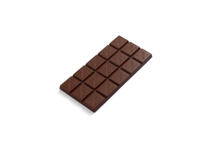 Artizanal Çilekli Sütlü Tablet Çikolata (100gr) - Naturca