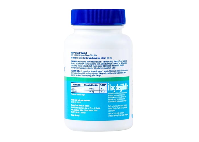 V - Iron & Vitamin C (30 tablet) - Velavit