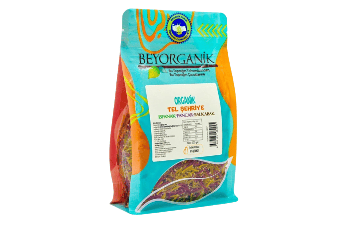Organik Tel Şehriye (Pancarlı & Ispanaklı, 200gr) - Beyorganik