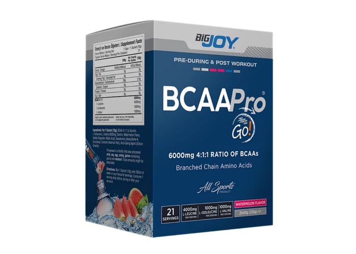 BCAA Pro Go Karpuz 4:1:1 21 Servis (6000mg) - Bigjoy