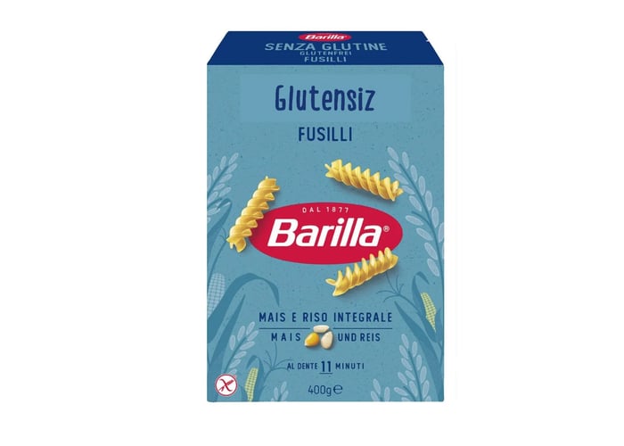 Barilla Fusilli Burgu Makarna (Glutensiz, 400gr)