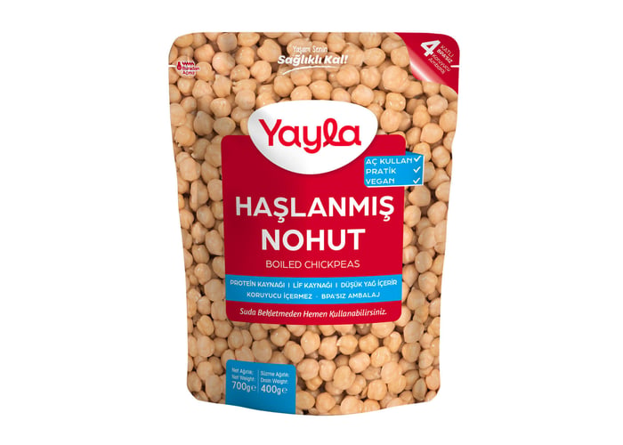 Haşlanmış Nohut (700gr) - Yayla