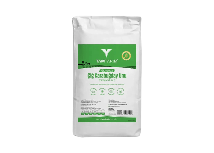 Glutensiz Çiğ Karabuğday Unu (5kg) - Tam Tarım