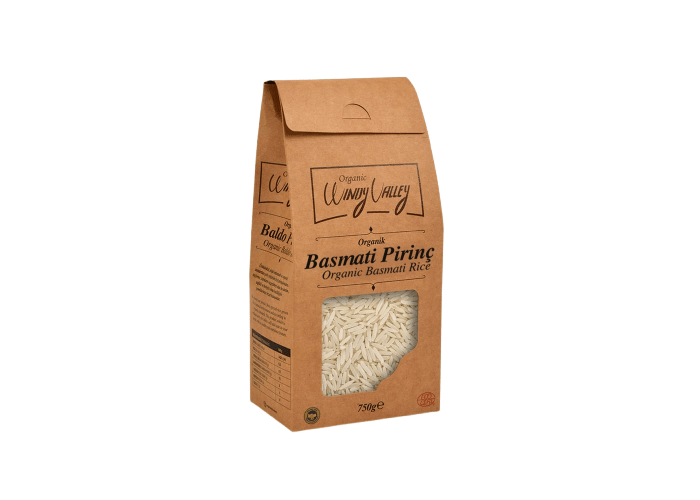 Organik Basmati Pirinç (750gr) - Organic Windy Valley