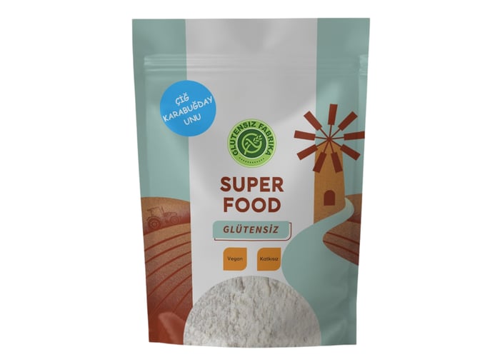 Çiğ Karabuğday Unu (Glutensiz, 1000gr) - Glutensiz Fabrika